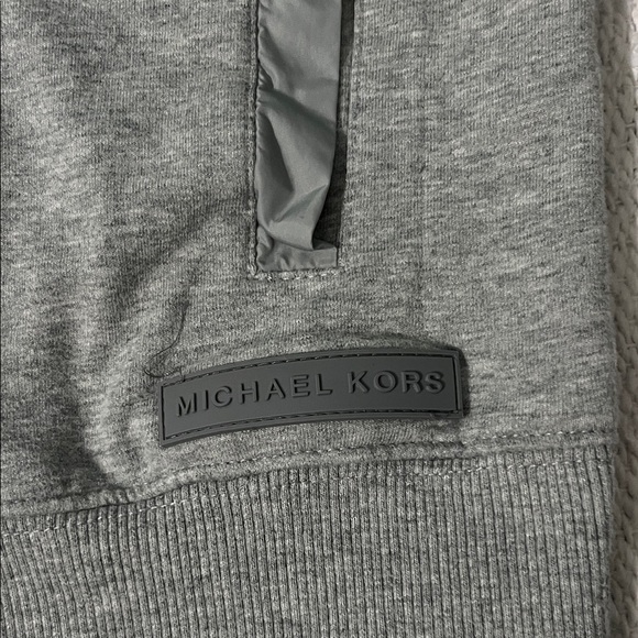 Michael Kors Men's Zip-Up Gray Sweater - Picture 2 of 4